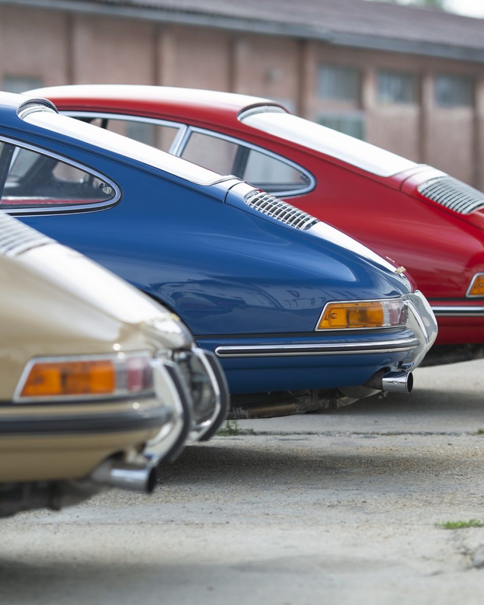 Drei Porsche Oldtimer